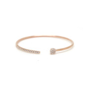 JDB647-18K GOLD DIAMOND BANGLE