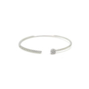 JDB647-18K GOLD DIAMOND BANGLE