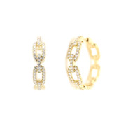 JDE983-18K GOLD DIAMOND EARRINGS