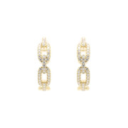 JDE983-18K GOLD DIAMOND EARRINGS