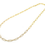 JDN434-18K GOLD DIAMOND NECKLACE