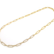 JDN434-18K GOLD DIAMOND NECKLACE